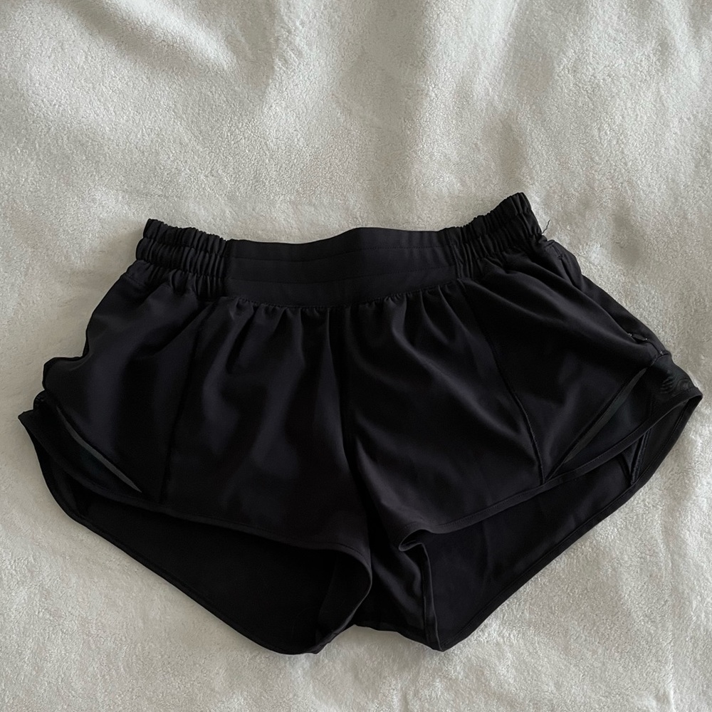 Lulu lemon Black Hottie Hot Shorts